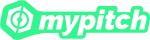 MyPitch logo - white